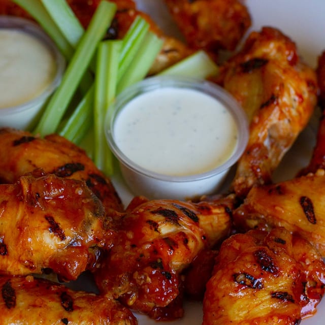 50 Bone-In Wings.