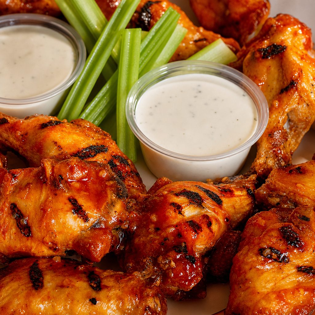 6 Bone-In Wings.
