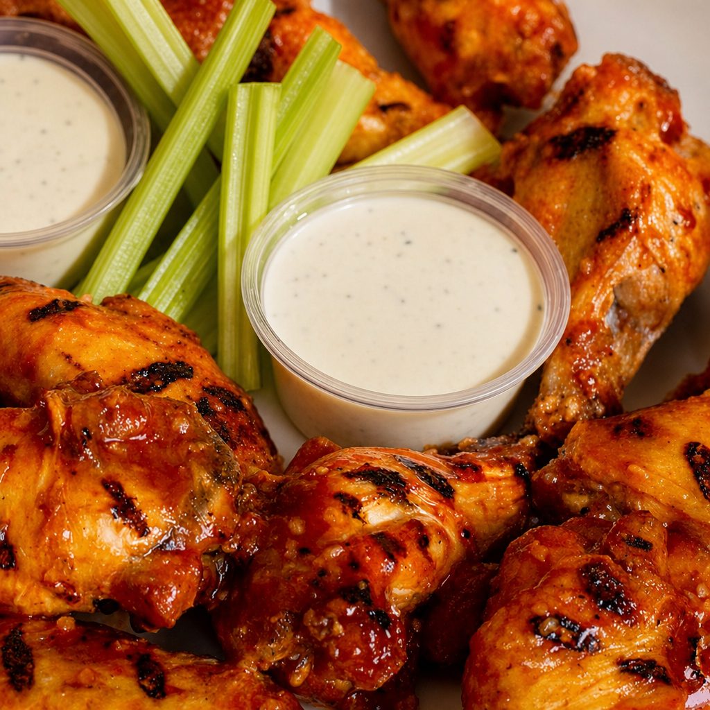 50 Bone-In Wings.